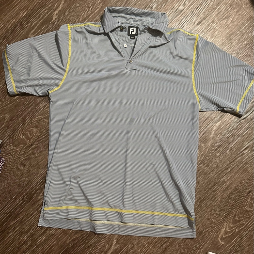 Stripped foot joy golf shirt